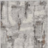 9' X 12' Ivory and Gray Abstract Non Skid Area Rug